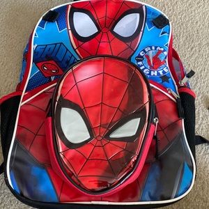 Spiderman backpack and lunchbox